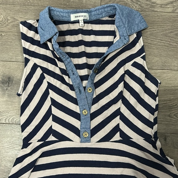 Monteau Striped Dress - Picture 2 of 3